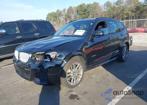 2016 BMW X3 xDrive28I из США, поврежденный, VIN 5UXWX9C58G0D64874